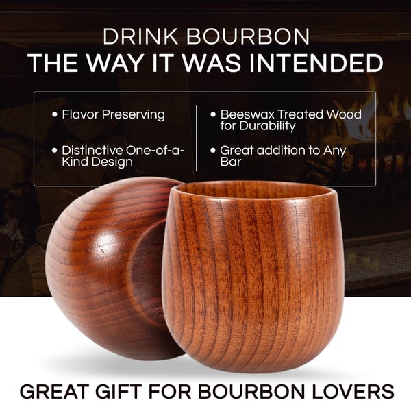 Savor Wooden Cup | Handmade, Charred Design for Bourbon 3