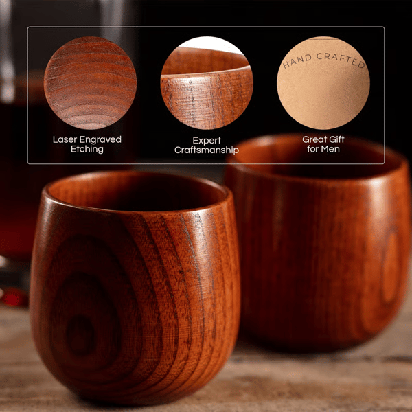 Savor Wooden Cup | Handmade, Charred Design for Bourbon 5