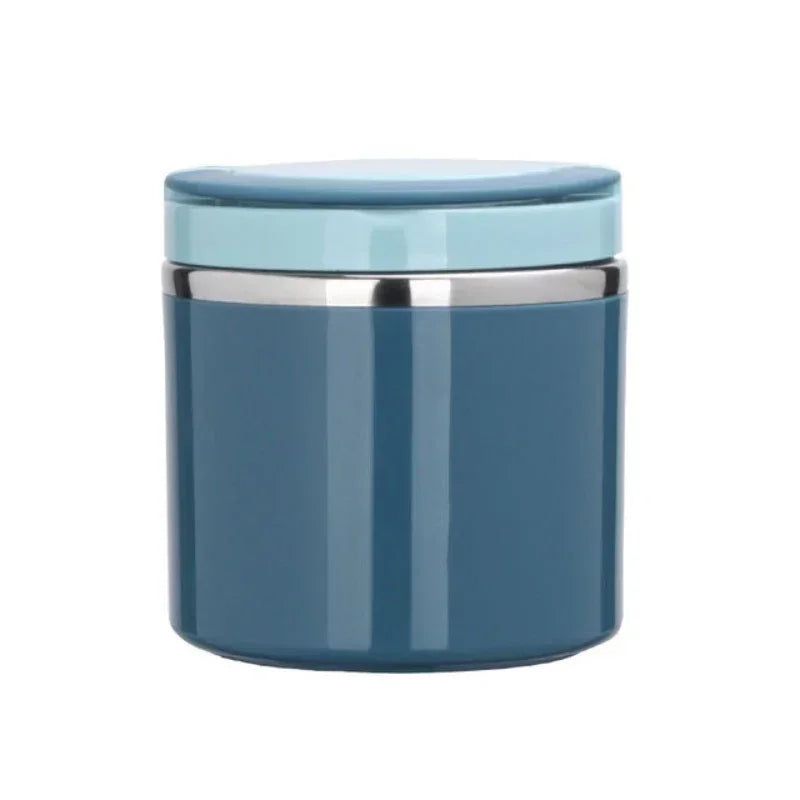 Thermal Lunch Box Stainless Steel 630 ml / 1000 ml | Leak-Proof &amp; Double-Walled Insulation | Blue, Green, Pink with Handle 5