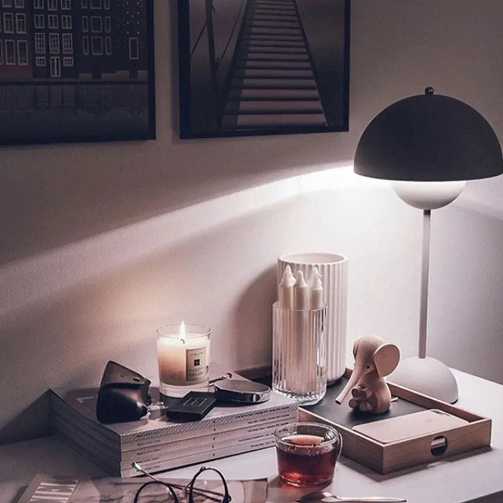 Mushroom Rechargeable LED Table Lamp Touch Dimmer IP44 7