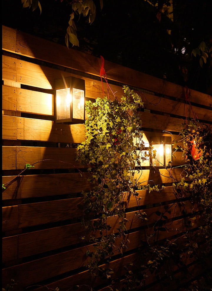 Solar Fence Wall Light | 30 x 15 x 10 cm, Automatic Dusk-to-Dawn Sensor | IP65 Weather-Resistant, 8-12 Hour LED Illumination 3
