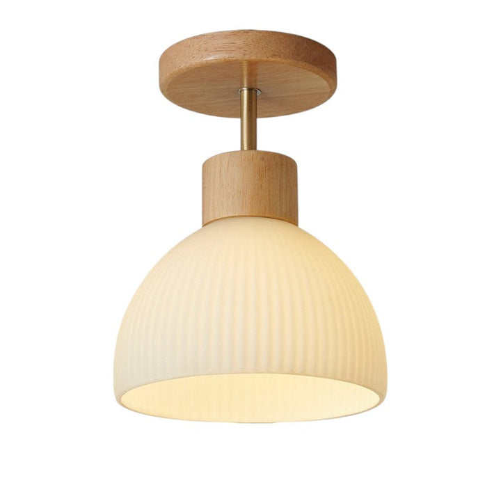 Scandinavian Frosted Glass Ceiling Lamp LED Surface Mounted
