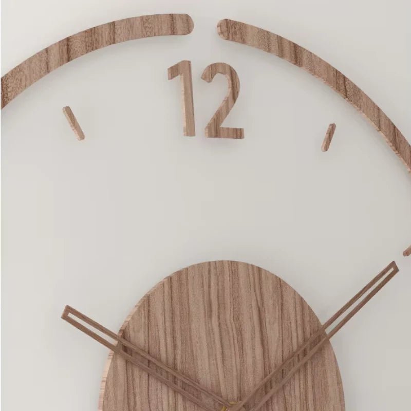 Scandinavian Wall Clock | Silent Quartz | Solid Wood | 30 cm &amp; 35 cm