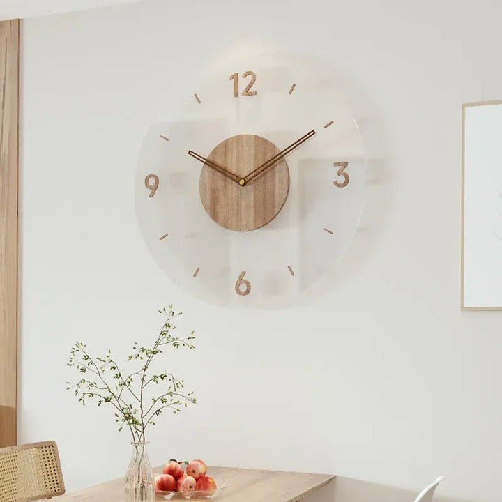 Scandinavian Wall Clock | Silent Quartz | Solid Wood | 30 cm &amp; 35 cm