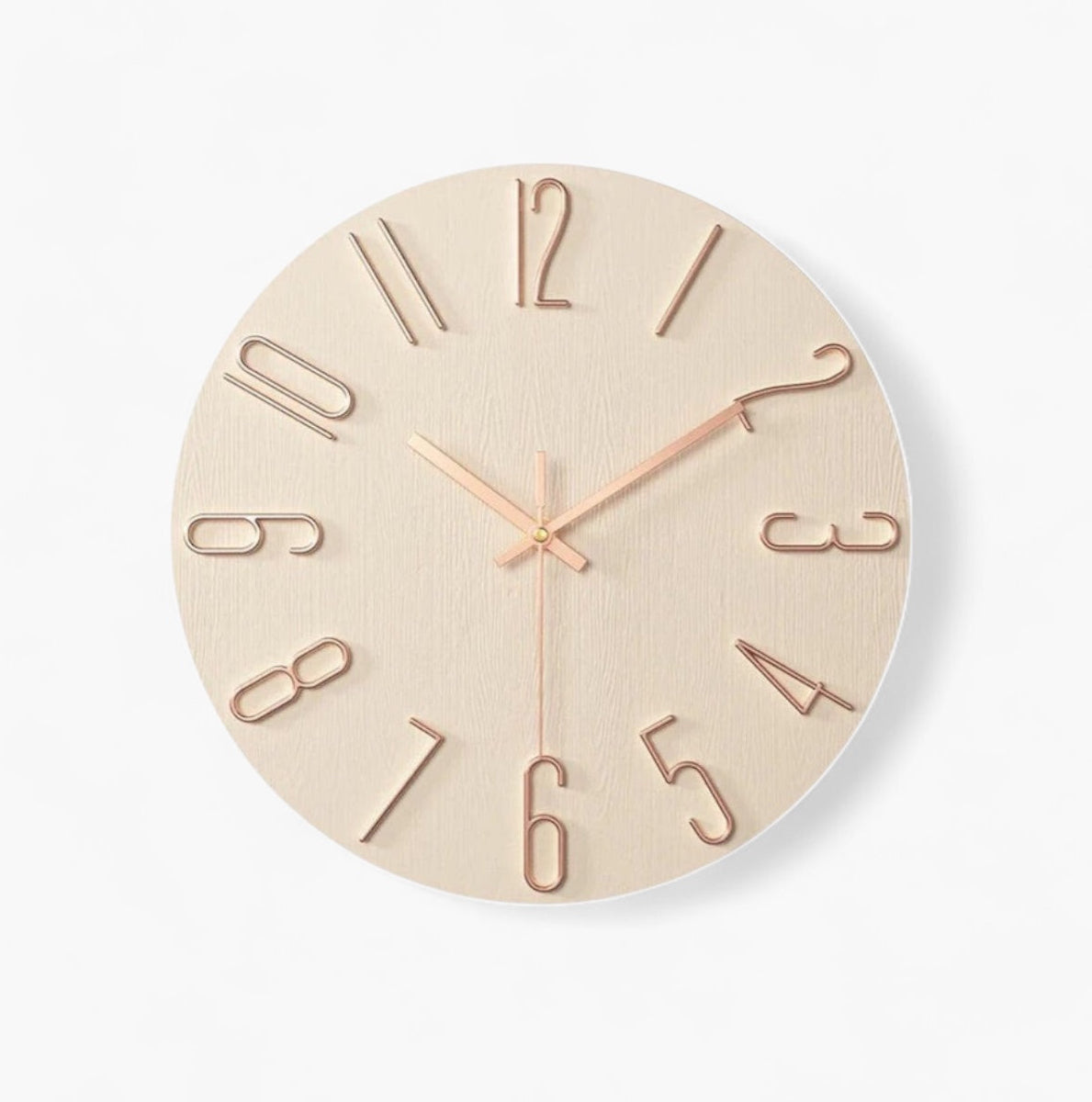 Scandinavian | Modern Wall Clock with Silent Quartz Movement ? Minimalist Design for Elegant Spaces 1