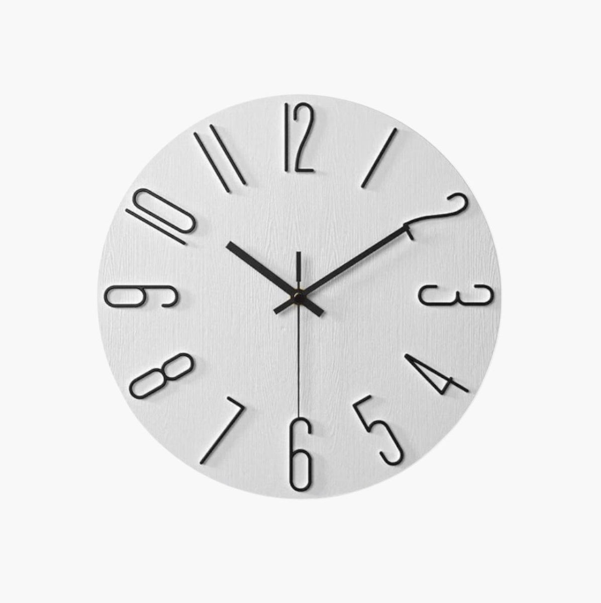 Scandinavian | Modern Wall Clock with Silent Quartz Movement ? Minimalist Design for Elegant Spaces 2