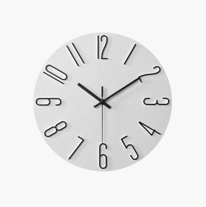 Scandinavian | Modern Wall Clock with Silent Quartz Movement ? Minimalist Design for Elegant Spaces 2