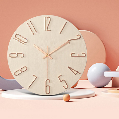 Scandinavian | Modern Wall Clock with Silent Quartz Movement ? Minimalist Design for Elegant Spaces 7