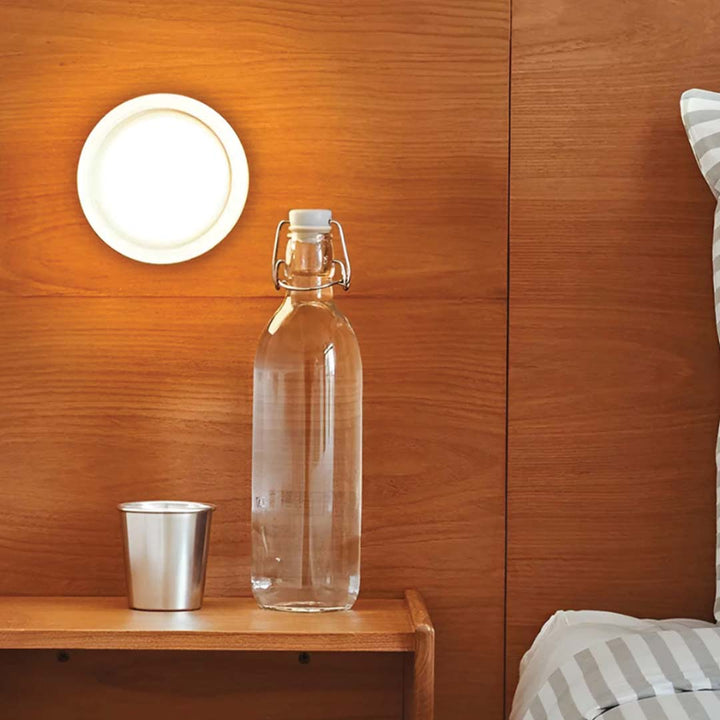 Textured Glass Wall Light | Ripple-Effect Design with Integrated LED | Soft Ambient Glow for Living Rooms and Hallways 4