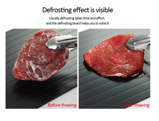 Fast Defrosting Tray | Ribbed Thawing Plate