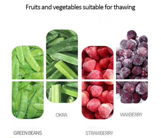 Fast Defrosting Tray | Ribbed Thawing Plate
