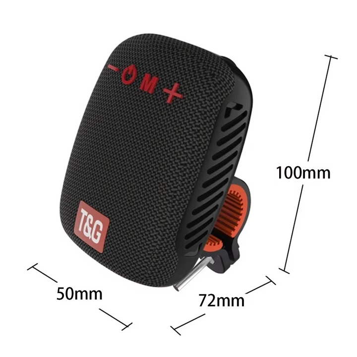 Bluetooth Bike Speaker Handlebar Mount Waterproof Rechargeable 16
