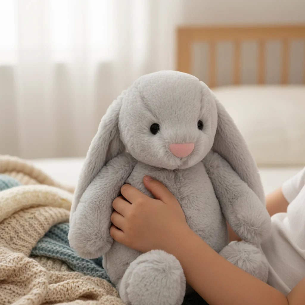 Plush Rabbit Toy Soft Stuffed Animal | Rabbit-Inspired Design for Display and Cuddling | Lightweight Portable Gift Idea 1