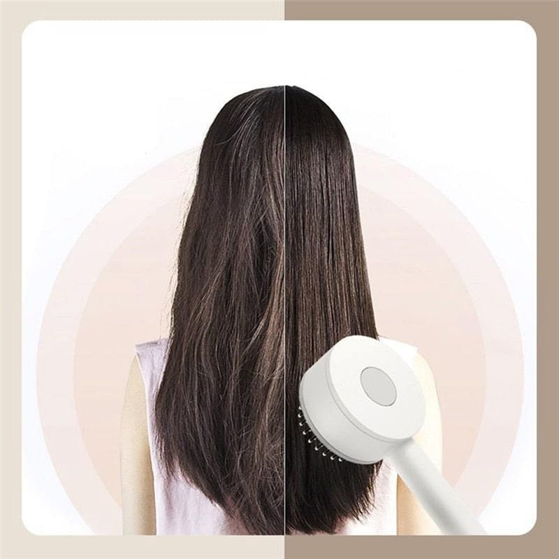 Self-Cleaning Massage Hairbrush | Cushioned Retracting Head