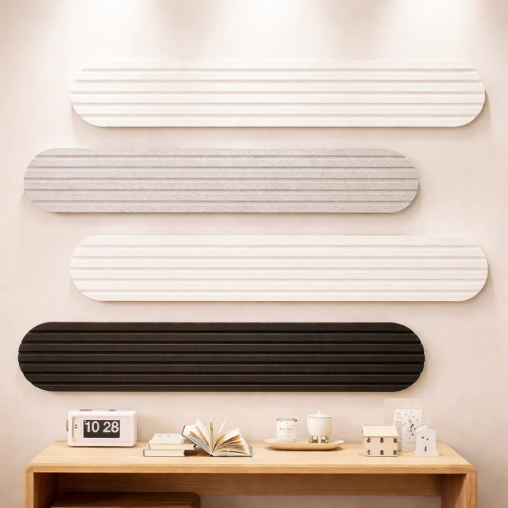 Self-Adhesive Pinboard Panels | Fluted No Drill Wall Set
