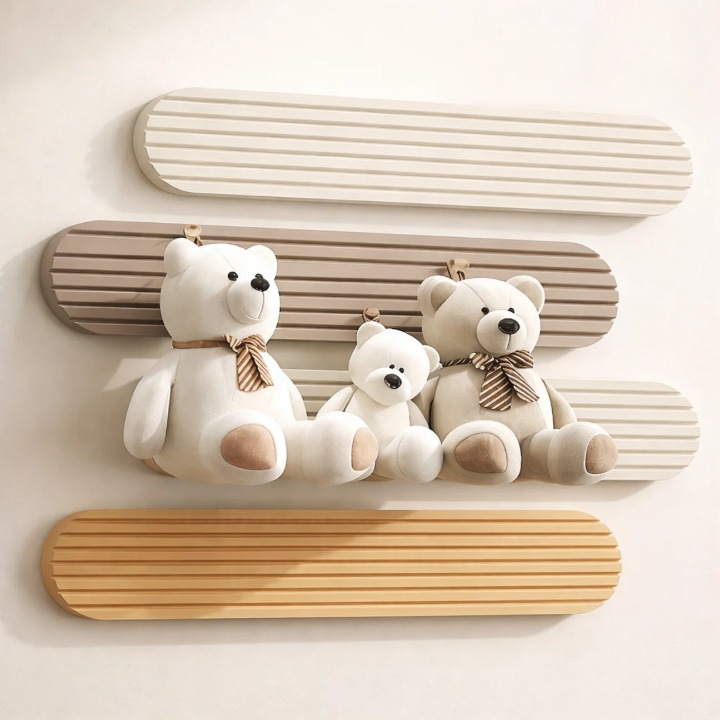 Self-Adhesive Pinboard Panels | Fluted No Drill Wall Set