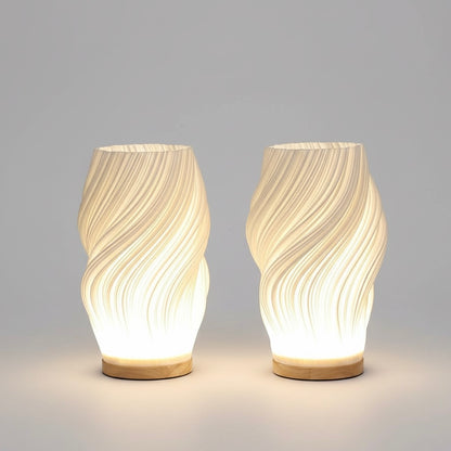Table lamp with three-level dimming function