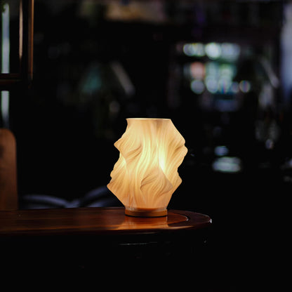 SereneWavecrest | Elegant Dimmable LED Table Lamp for Modern Interiors 6