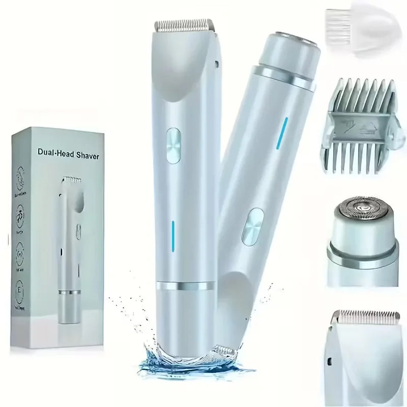 Shaver | Two Interchangeable Heads, Cordless