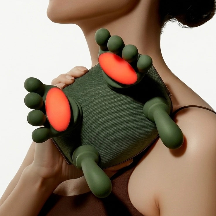Shiatsu Neck & Shoulder Massager with Heat | Wireless | 3 Speed Settings | 15-Min Timer