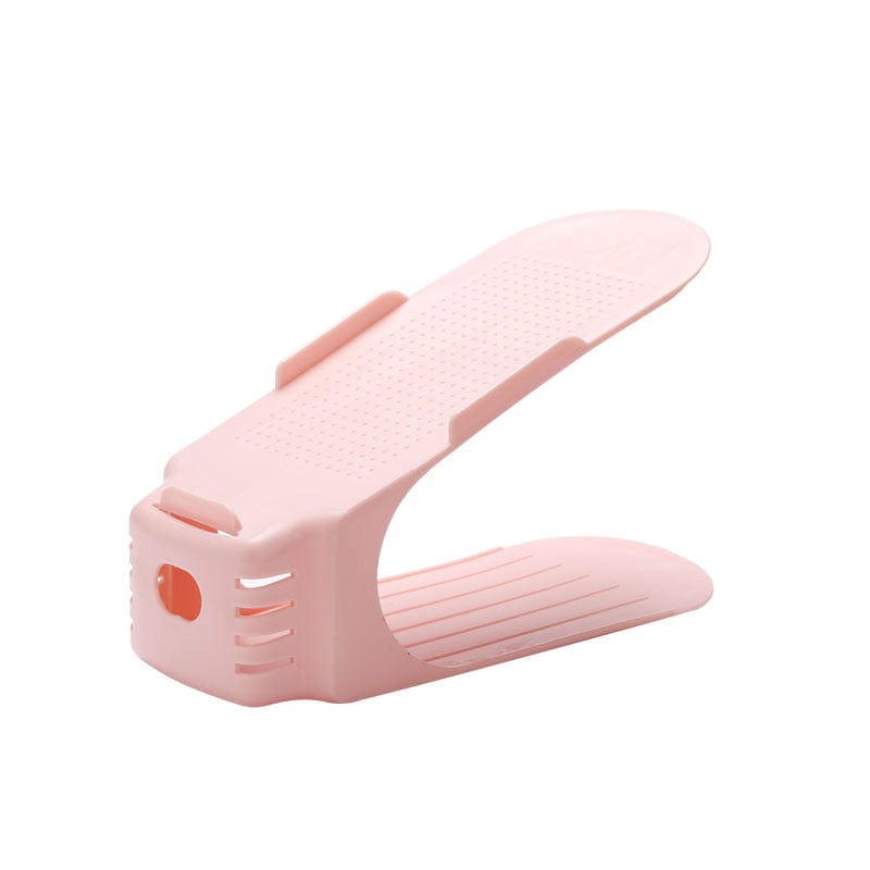 Shoe Rack with Height-Adjustable Holder | Space-Saving Double Layer Shoe Organizer