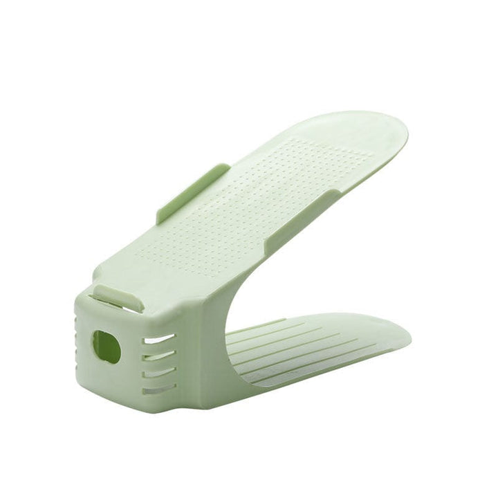 Shoe Rack with Height-Adjustable Holder | Space-Saving Double Layer Shoe Organizer