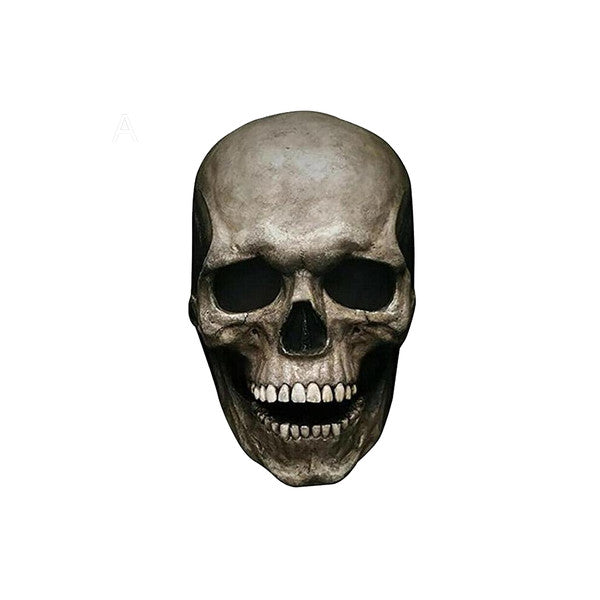 Skull Mask with Moving Jaw for Halloween Costumes | Latex Face Mask with Realistic Detail | Breathable, Non-Slip Fit