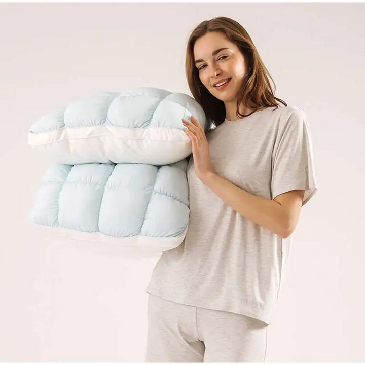 Sleeping pillow with comfort fiber – soft and supportive 1
