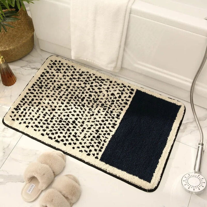 Small Bathroom Rug – Colourful Retro Bath Mat for Stylish Bathrooms 1