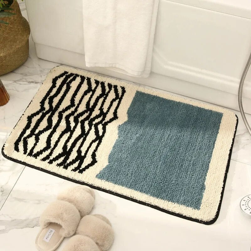 Small Bathroom Rug – Colourful Retro Bath Mat for Stylish Bathrooms 2