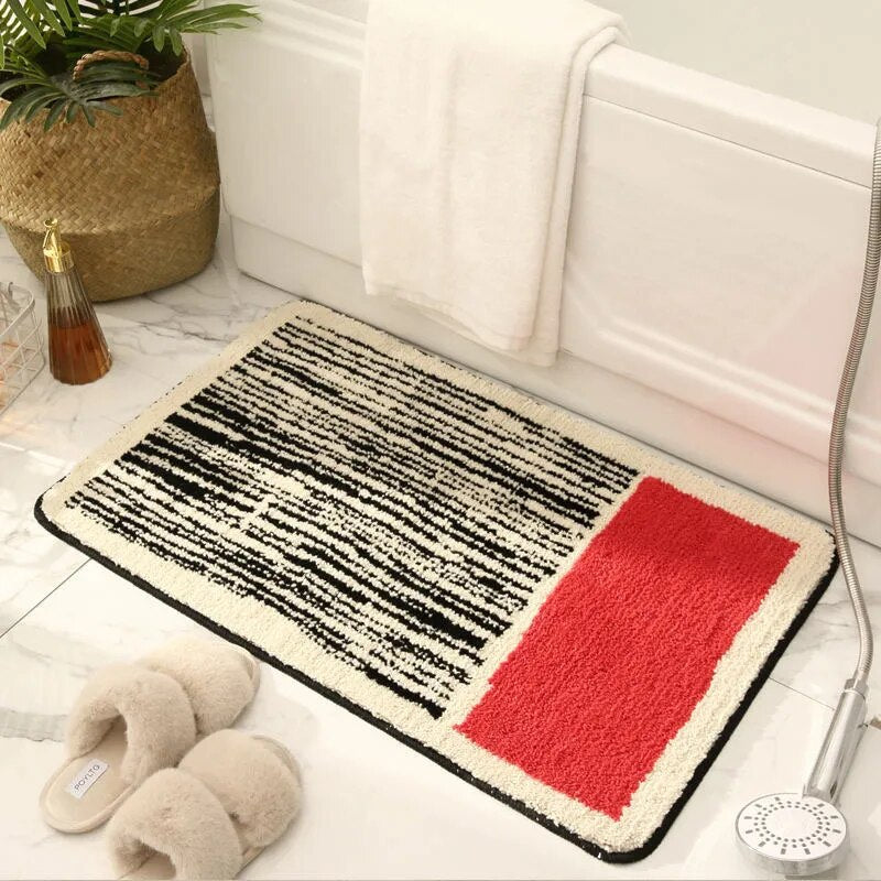 Small Bathroom Rug – Colourful Retro Bath Mat for Stylish Bathrooms 4
