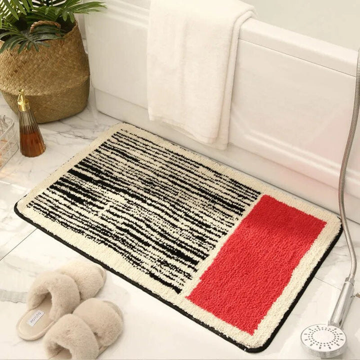 Small Bathroom Rug – Colourful Retro Bath Mat for Stylish Bathrooms 4