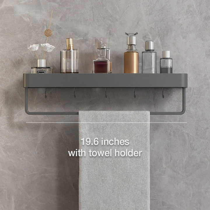 Small Bathroom Shelve | Self-Adhesive Floating Wall Shelf
