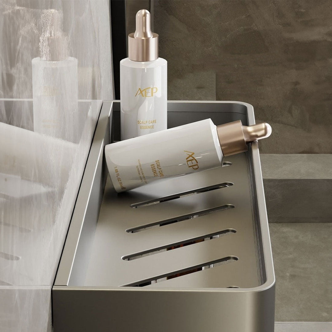 Small Bathroom Shelve | Self-Adhesive Floating Wall Shelf