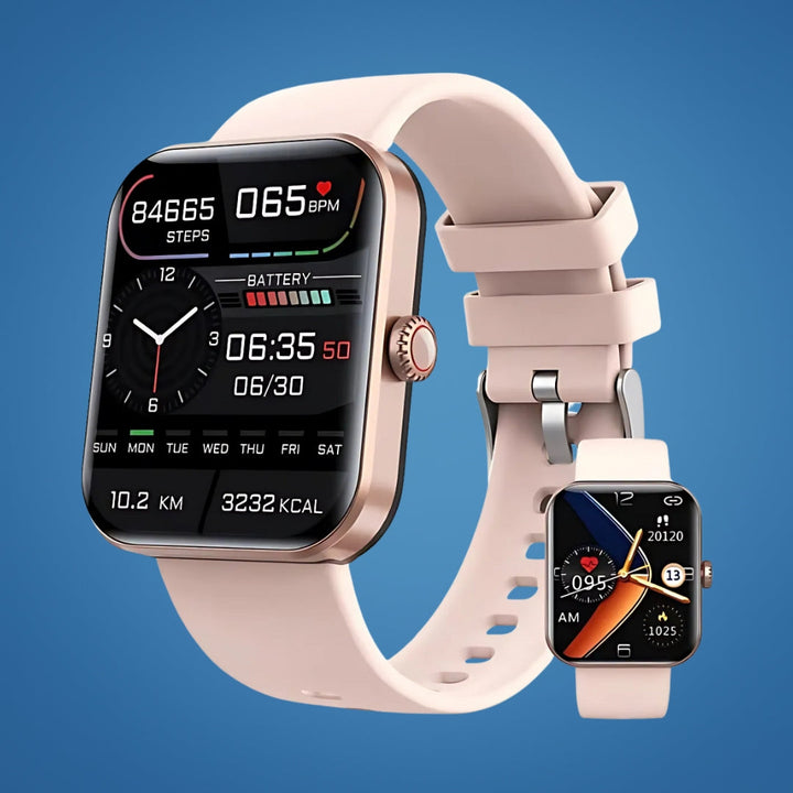 Smart Health Watch | Blood Glucose Sensor | Heart Rate &amp; Sleep Tracking | IP67 | 7-Day Battery