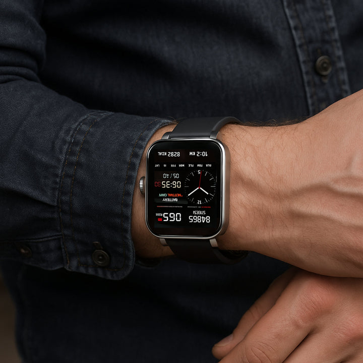 Smart Health Watch | Blood Glucose Sensor | Heart Rate &amp; Sleep Tracking | IP67 | 7-Day Battery