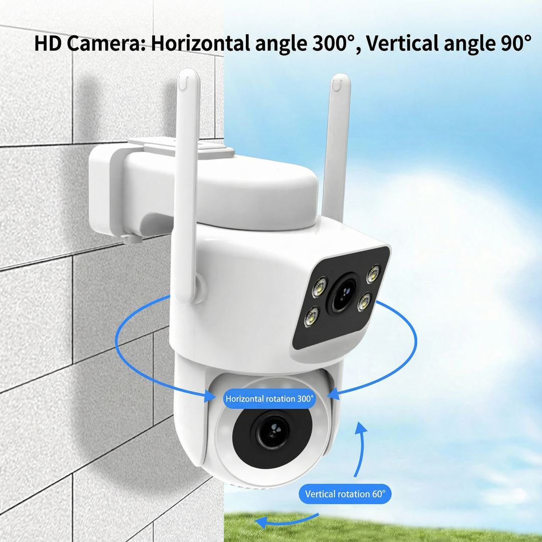 Smart Home Security Cameras | Wireless Outdoor Camera with Night Vision