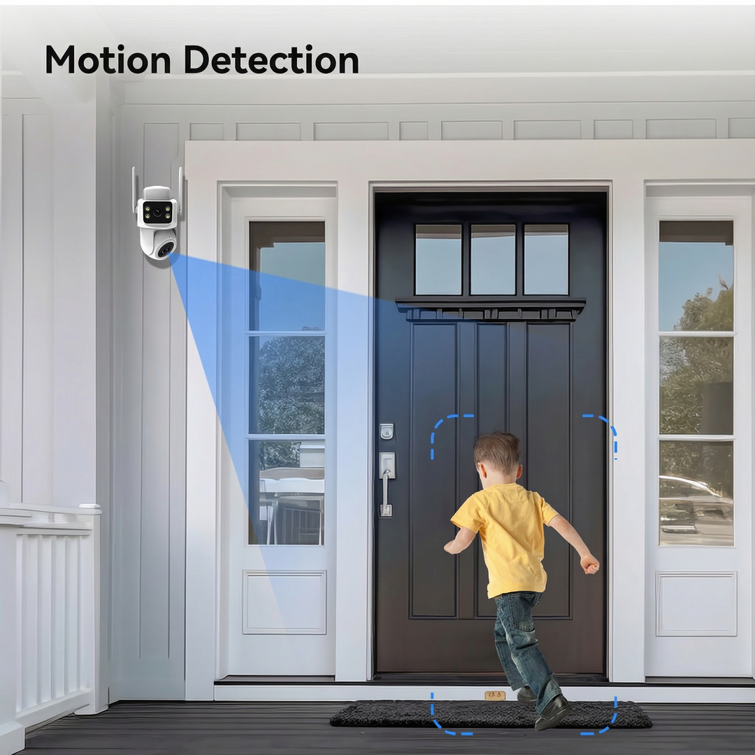 Smart Home Security Cameras | Wireless Outdoor Camera with Night Vision