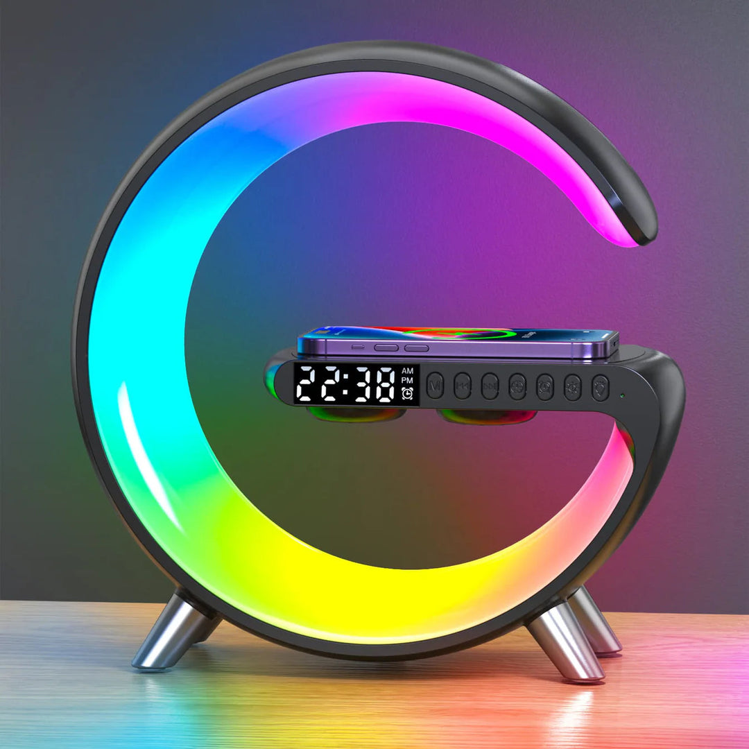 Smart LED Alarm Clock | Sunrise Simulation | 15W Wireless Charging | Bluetooth 5.0 | 256 RGB