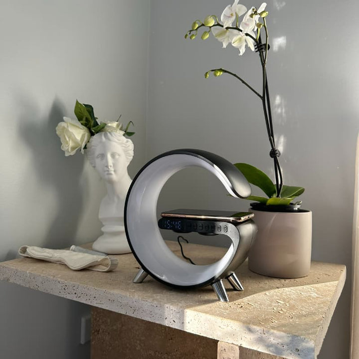 Smart LED Alarm Clock | Sunrise Simulation | 15W Wireless Charging | Bluetooth 5.0 | 256 RGB