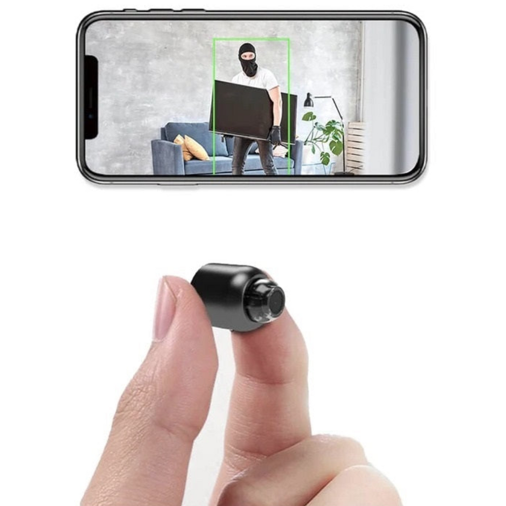 Smart Mini WiFi Camera | 1080P HD | 140° Wide Angle | Night Vision | Motion Alerts