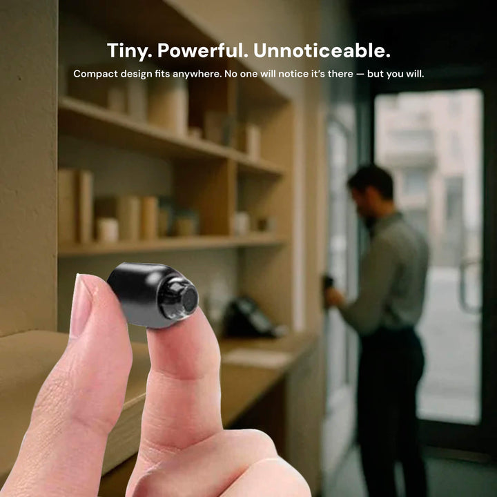Smart Mini WiFi Camera | 1080P HD | 140° Wide Angle | Night Vision | Motion Alerts