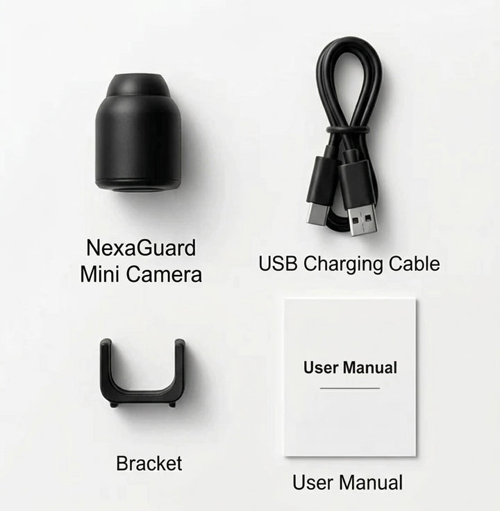 Smart Mini WiFi Camera | 1080P HD | 140° Wide Angle | Night Vision | Motion Alerts