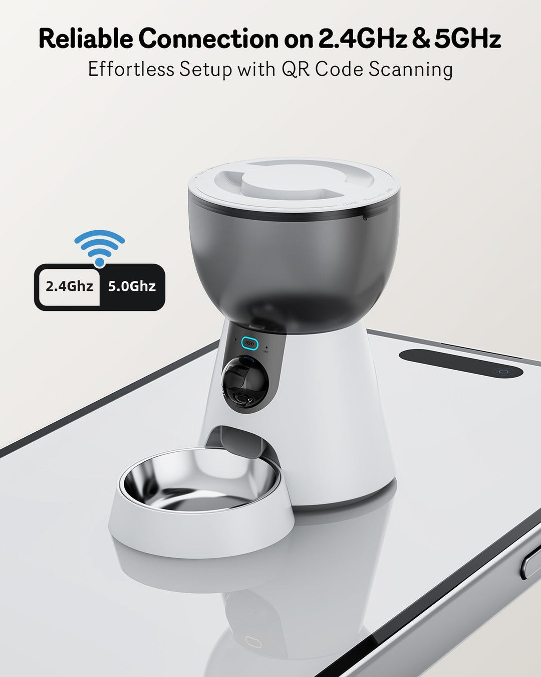 Smart Pet Series | Automatic Cat Feeder with 1080P HD Camera | App-Controlled | 4L