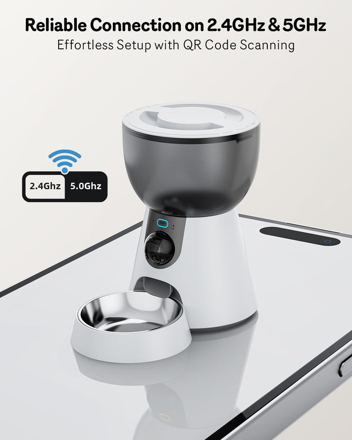 Smart Pet Series | Automatic Cat Feeder with 1080P HD Camera | App-Controlled | 4L