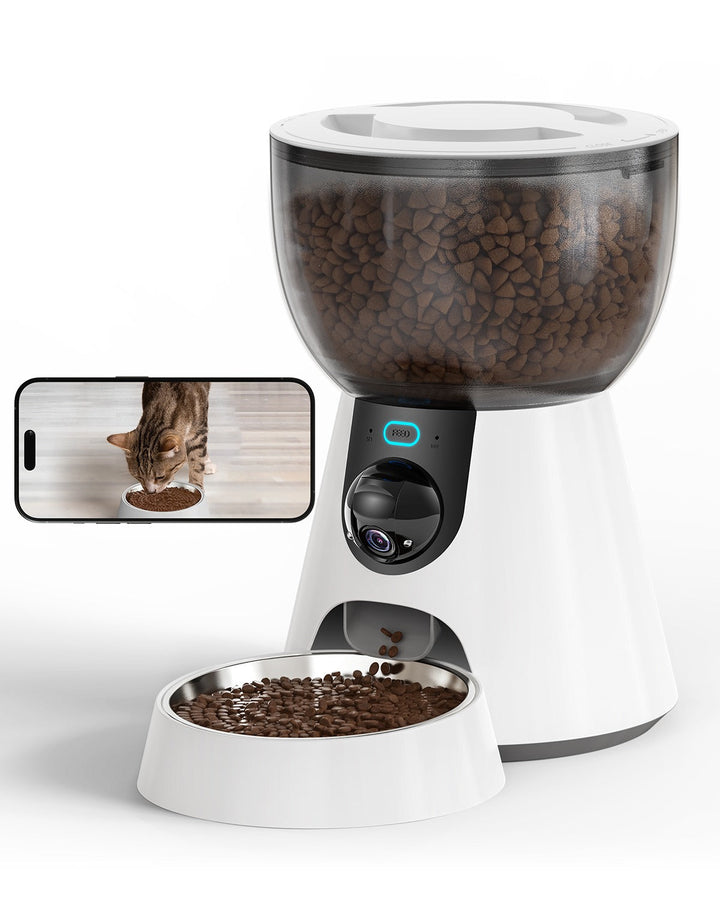 Smart Pet Series | Automatic Cat Feeder with 1080P HD Camera | App-Controlled | 4L