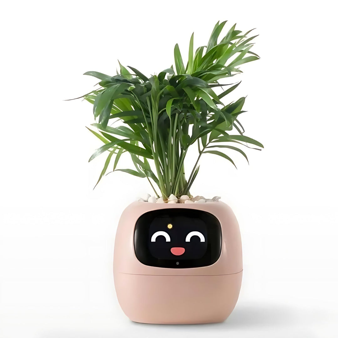 Smart Plant Pot | Self-Watering Flower Pot with App &amp; Emoji Alerts