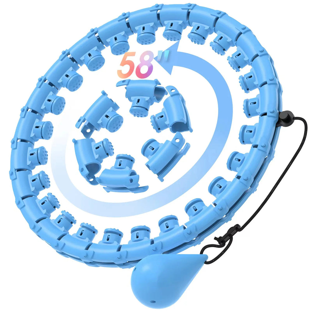 Smart Weighted Hula Hoop | 58-Section Detachable Fitness Ring