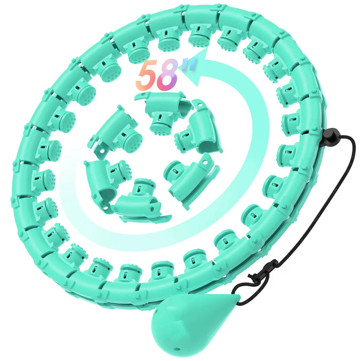 Smart Weighted Hula Hoop | 58-Section Detachable Fitness Ring