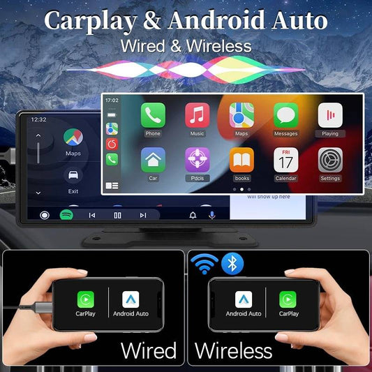 Smart Car Audio System | 10.26-Inch Touchscreen with Bluetooth & Backup Camera | Seamless Connectivity for Enhanced Driving Experience 1